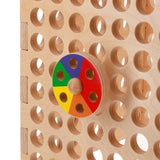 colour spinner on activity board
